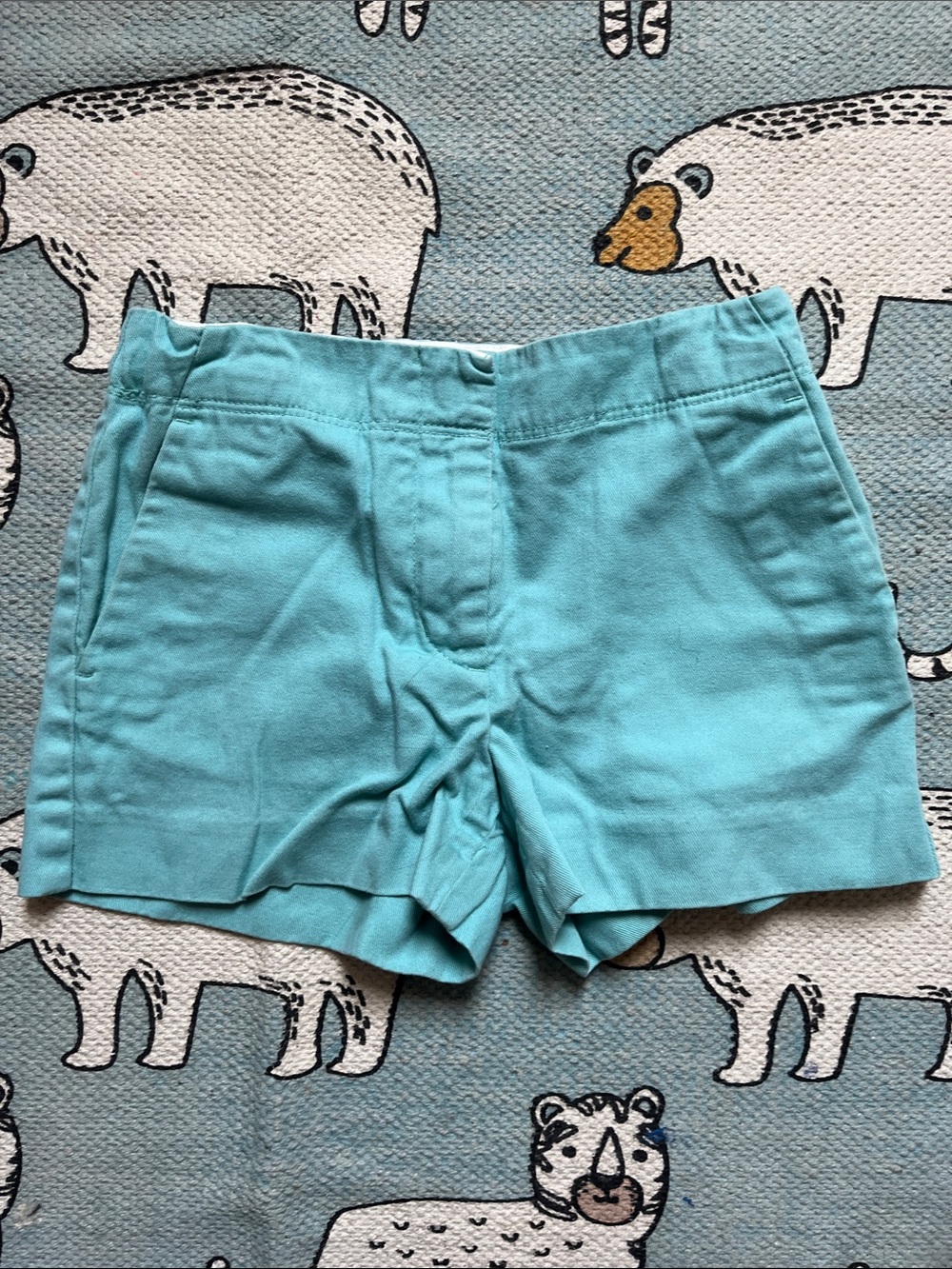 Crewcuts Aqua Shorts with Side Pockets